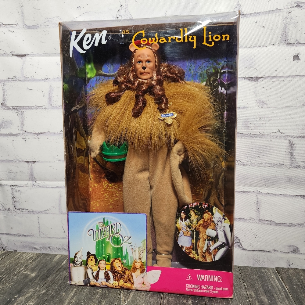 Ken as the Cowardly Lion in The Wizard of Oz Barbie Doll 1999 Mattel 25384